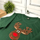 Rudolph Men’s T-Shirts With Big Patch